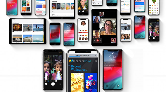 Обои картинки фото бренды, iphone, гаджеты, интерфейс, psd, ios, 12, система, gui