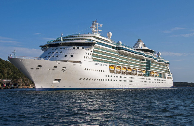 Обои картинки фото serenade of the seas, корабли, лайнеры, круиз, лайнер