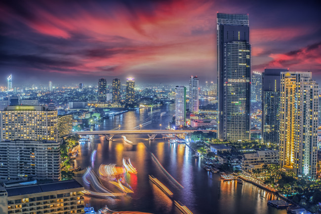 Обои картинки фото bangkok,  thailand, города, бангкок , таиланд, простор