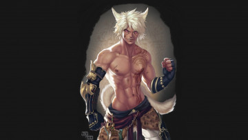 Картинка фэнтези оборотни парень