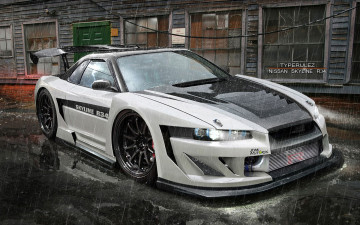 Картинка nissan+skyline+gt-r+r34 автомобили виртуальный+тюнинг nissan skyline gtr r34 godzilla годзилла japan японская legend легенда