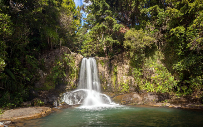 Обои картинки фото природа, водопады, поток, водопад, вода