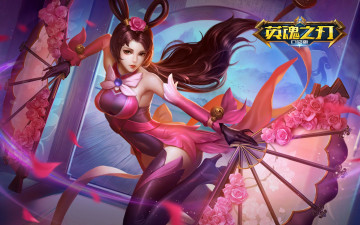 Картинка видео+игры heroes+evolved девушка веера розы