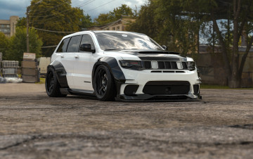 обоя jeep track hawk american daddy, автомобили, 3д, jeep, track, hawk, american, daddy