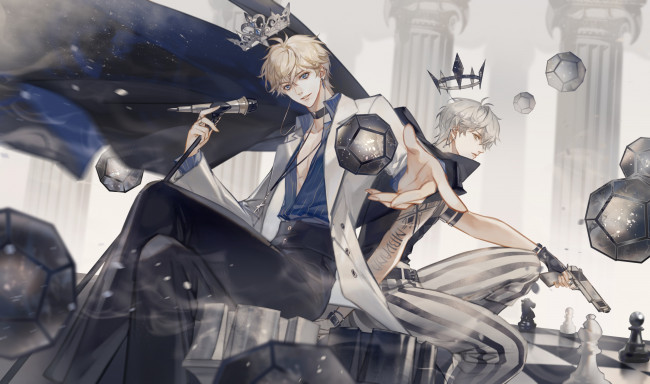 Обои картинки фото аниме, mr love queens choice, mr, love, queens, choice