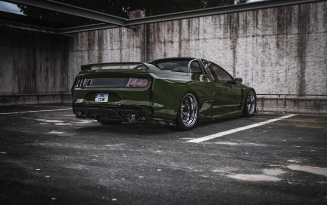 Обои картинки фото ford mustang shelby gt500 sport wagon ute, автомобили, 3д, ford, mustang, shelby, gt500, sport, wagon, ute