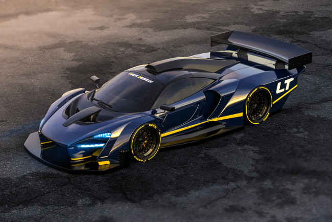 Обои картинки фото mclaren senna longtail, автомобили, 3д, mclaren, senna, longtail