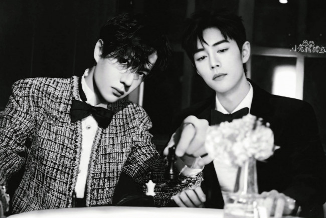 Обои картинки фото разное, компьютерный дизайн, ван, ибо, сяо, чжань, стол, ресторан