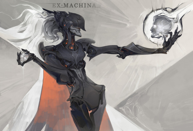 Обои картинки фото фэнтези, существа, броня, плащ, шарики