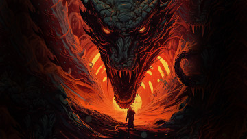 Картинка фэнтези драконы дракон