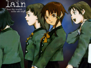 Картинка аниме lain