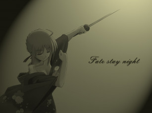 Картинка идея простоте аниме fate stay night