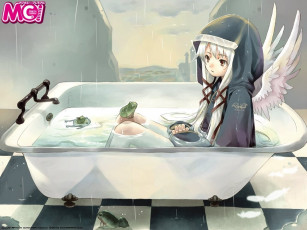 Картинка лягушатница аниме angels demons