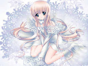 Картинка снежинка аниме *unknown другое