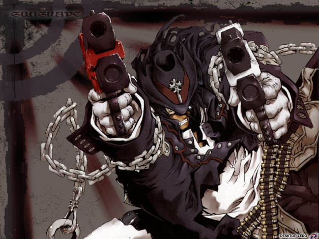 Обои картинки фото аниме, gun, grave