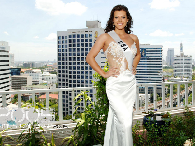 Обои картинки фото Miss universe 2005, девушки