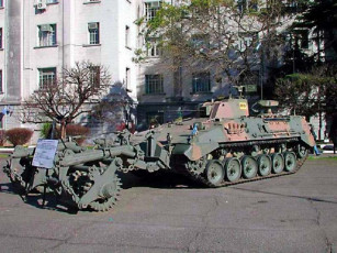 Картинка бмп vctp оснащенная минным тралом техника военная