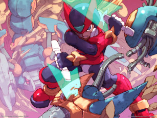 Картинка видео игры mega man