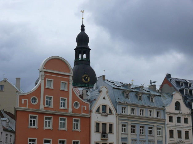 Обои картинки фото старая, рига, города, латвия