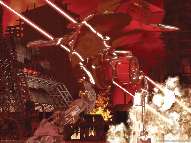 Обои картинки фото видео, игры, mechwarrior, mercenaries