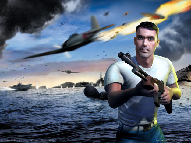 Обои картинки фото видео, игры, medal, of, honor, rising, sun