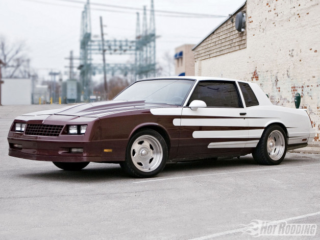 Обои картинки фото 1986, monte, carlo, ss, автомобили, chevrolet