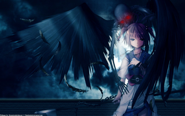 Обои картинки фото аниме, touhou