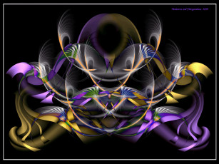 Картинка 3д графика fractal фракталы