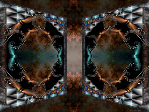 Картинка 3д графика fractal фракталы фрактал