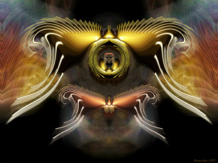 Картинка 3д графика fractal фракталы фрактал