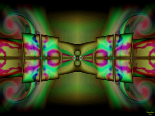 Картинка 3д графика fractal фракталы фрактал