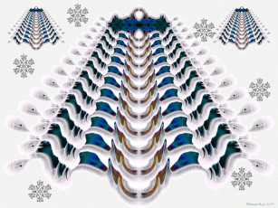 Картинка 3д графика fractal фракталы фрактал