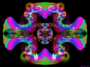 Картинка 3д графика fractal фракталы фрактал