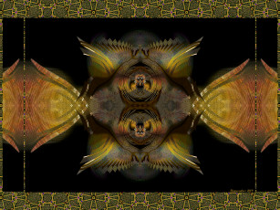 Картинка 3д графика fractal фракталы фрактал