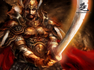 Картинка kal online видео игры воин