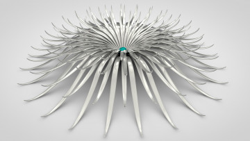 Картинка 3д графика modeling моделирование цветок