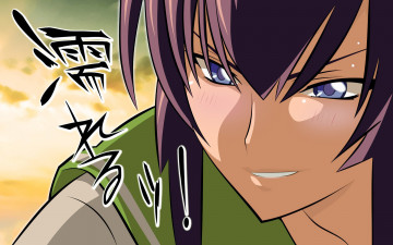 Картинка аниме highschool of the dead мальчик глаза