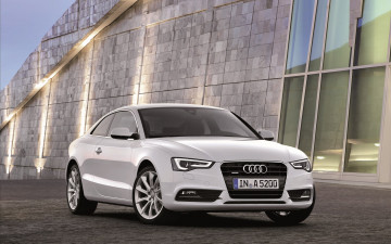 Картинка audi a5 coupe 2012 автомобили авто окна стена