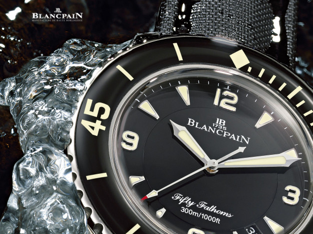 Обои картинки фото бренды, blancpain, стрелки, часы