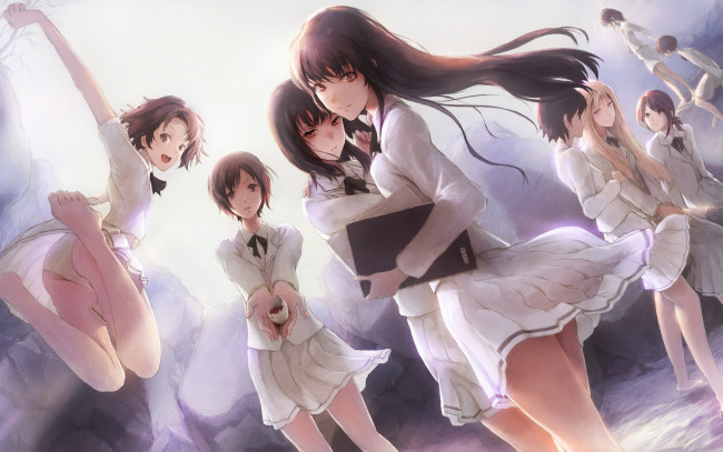 Обои картинки фото аниме, *unknown, другое, девушки