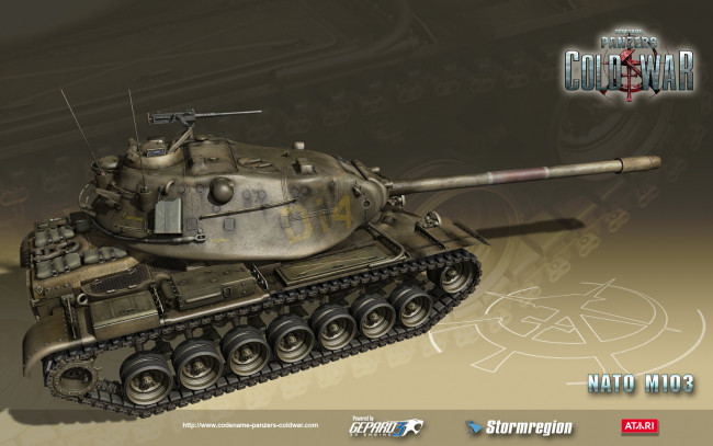 Обои картинки фото codename, panzers, cold, war, видео, игры, танк, nato, m103