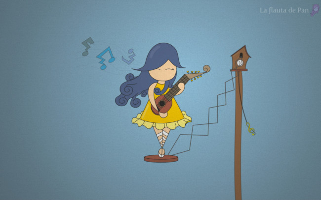 Обои картинки фото векторная, графика, девушка