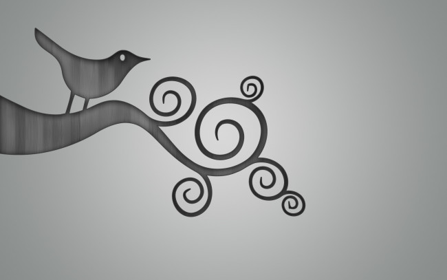 Обои картинки фото векторная, графика, птичка