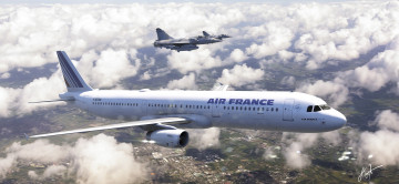 Картинка авиация разные вместе облака