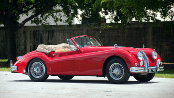 обоя jaguar, xk140, автомобили, великобритания, land, rover, ltd