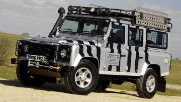 Картинка land rover defender автомобили великобритания класс-премиум внедорожник tata motors