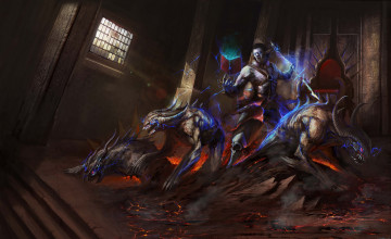 Картинка фэнтези маги нежить демоны магия