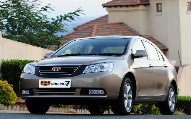 Обои картинки фото автомобили, emgrand, hyundai, santa, fe, interior