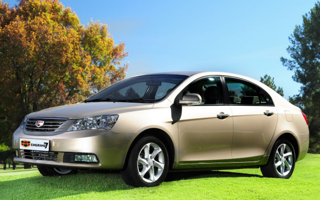 Обои картинки фото автомобили, emgrand, hyundai, santa, fe, interior