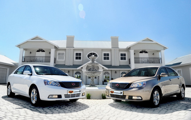 Обои картинки фото автомобили, emgrand, interior, santa, fe, hyundai